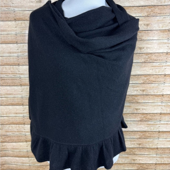 Precious Fibers Cashmere Wrap with Ruffle Edge - Picture 2 of 4